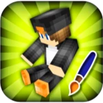 skins editor for minecraft android application logo